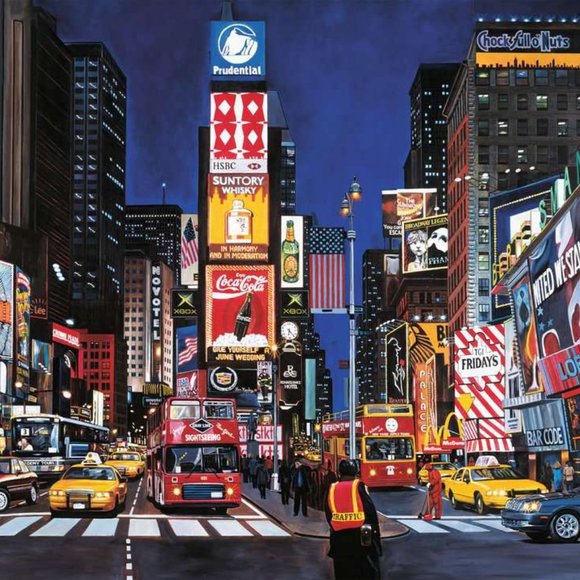 RAVENSBURGER "Times Square, NYC" 1000pc Puzzle - Picture 8 of 8